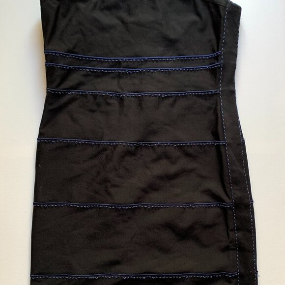 Reversible Bandage Dress in Blue/Black - Picture 2 of 7